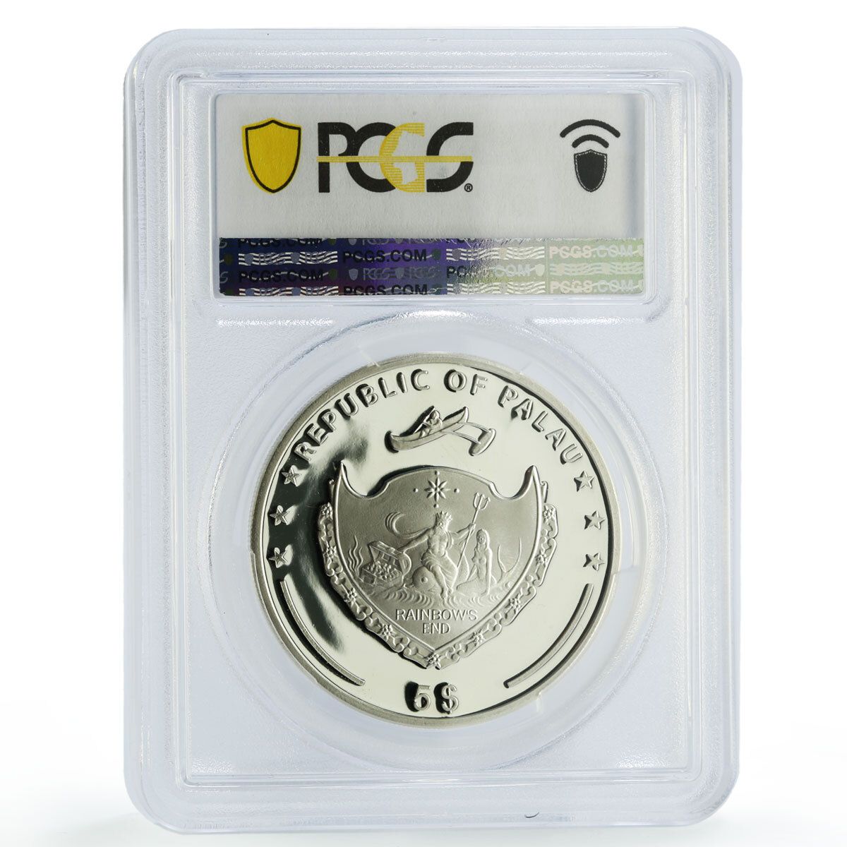 パラオ 5ドル 海の宝物 海洋生物真珠 PR69 PCGS 銀貨 2013年 - メルカリ