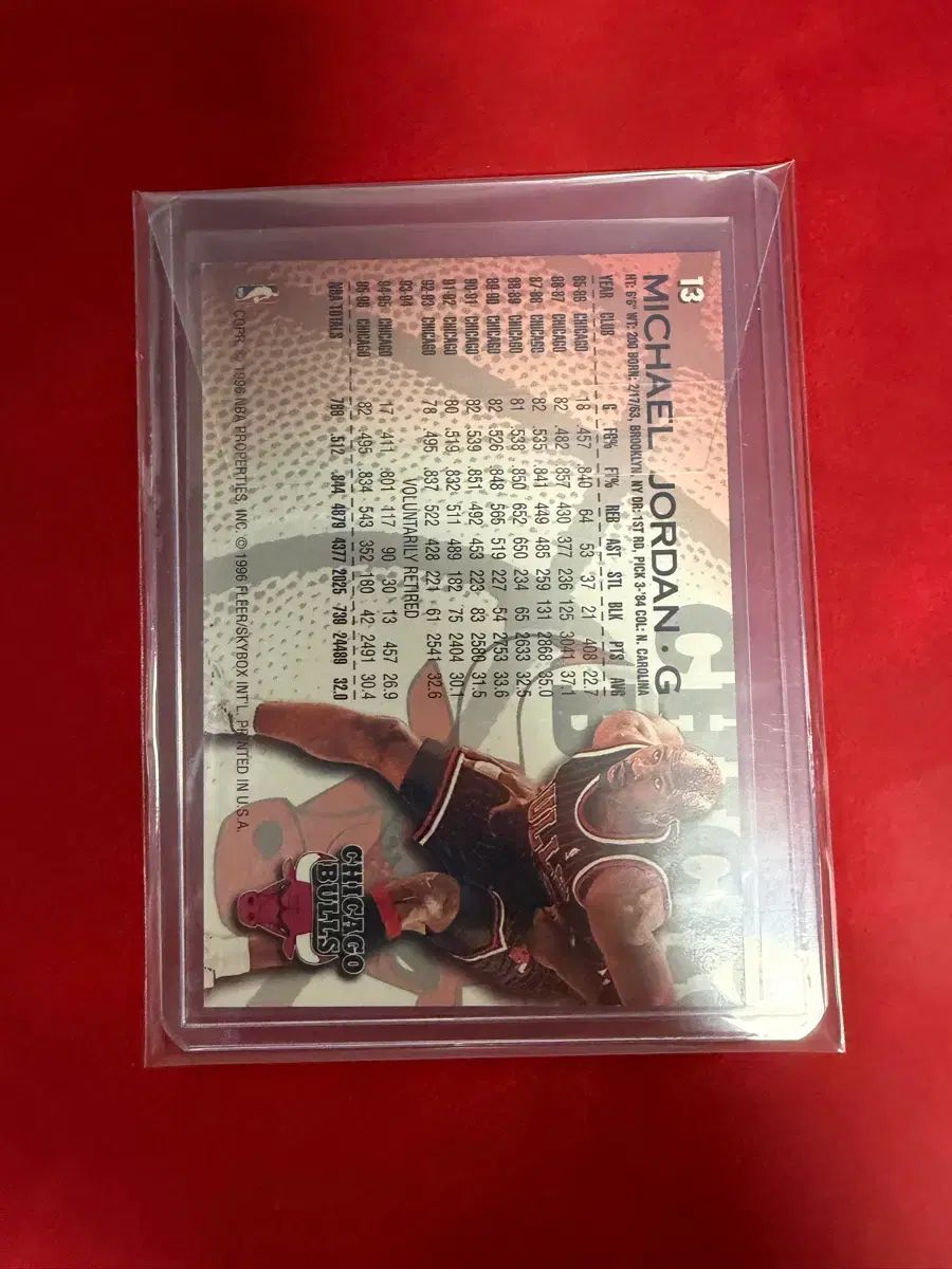 スポーツカード バスケット FLEER マイケルジョーダン MICHAEL JORDAN