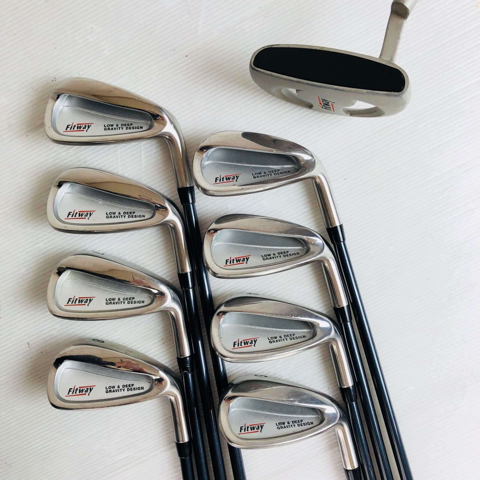 Fitway フィットウェイ メンズ ゴルフ クラブ セット 初心者 入門