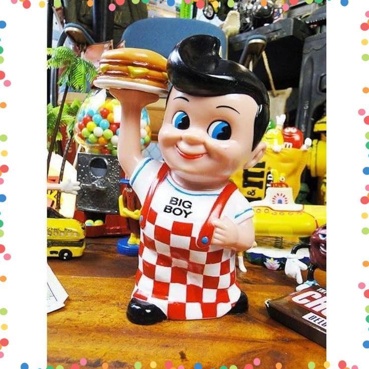 在庫セール】BOYのキャラクター貯金箱！【ビッグボーイバンク】 アメ雑
