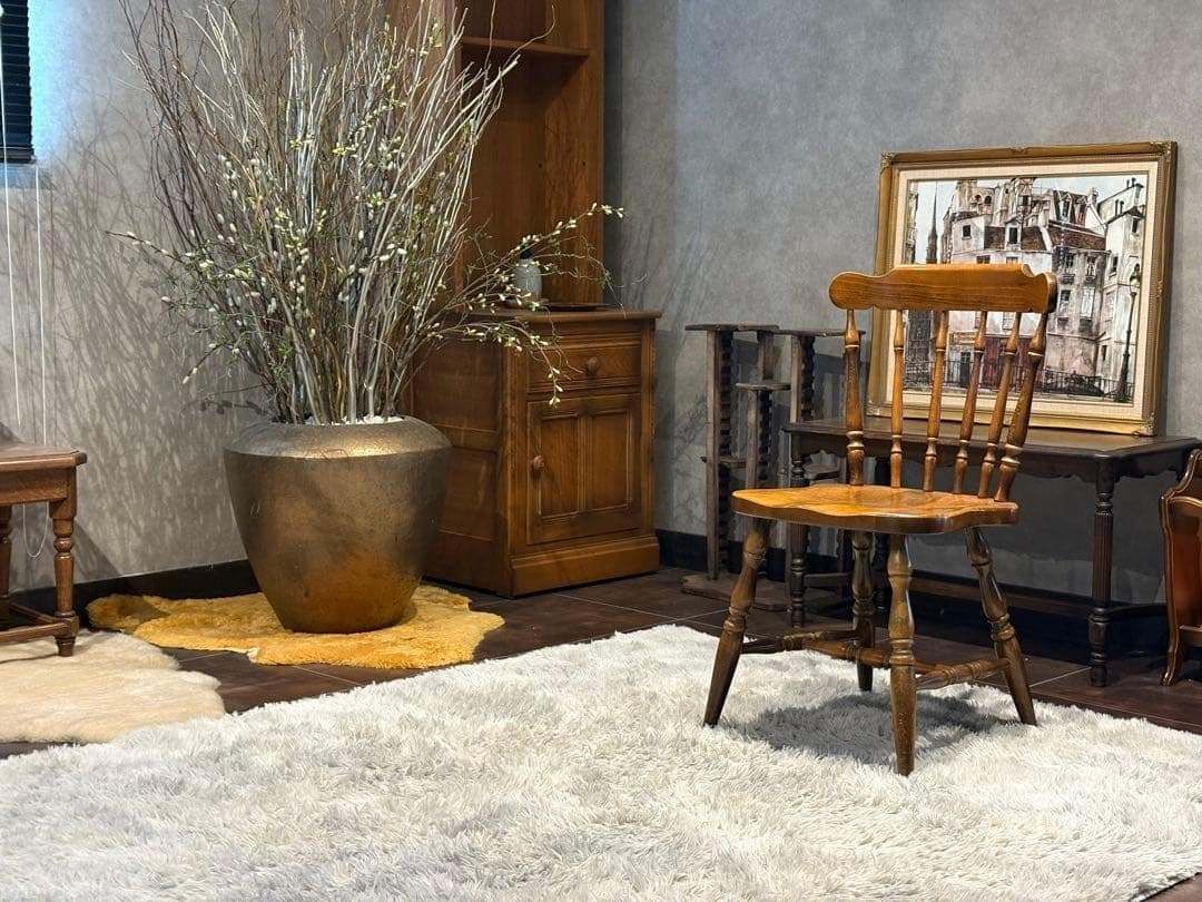 飛騨産業 キツツキマーク ウィンザーチェア スポークチェア