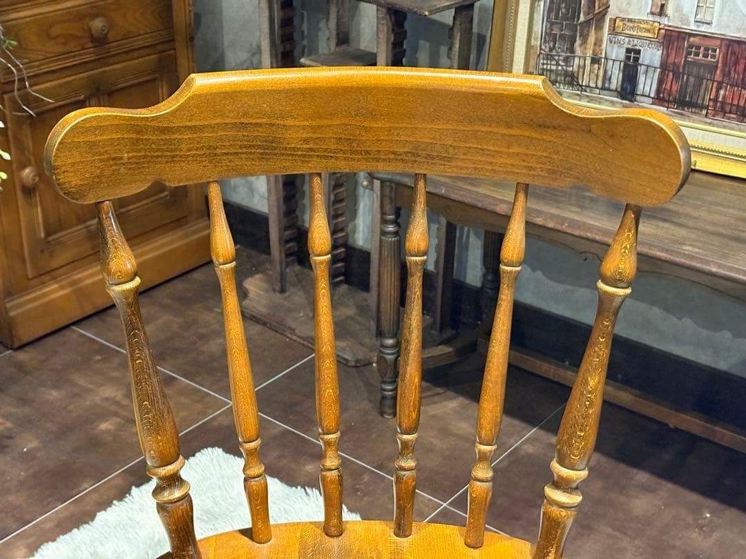 飛騨産業 キツツキマーク ウィンザーチェア スポークチェア