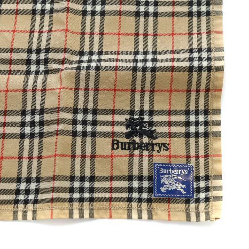 Burberry ハンカチ バーバリー BURBERRY ハンカチ スカーフ ノバチェック ロゴ 茶