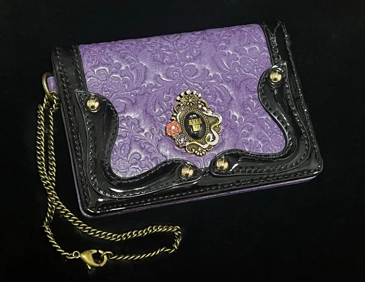 ANNA SUI アナスイ カードウォレット PURPLE パープル