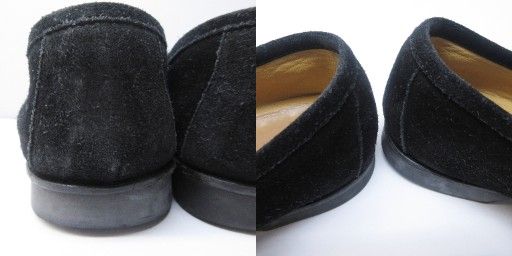 エルメス HERMES ローファー Hロゴ 金具 スエード レザー 36 1/2 約