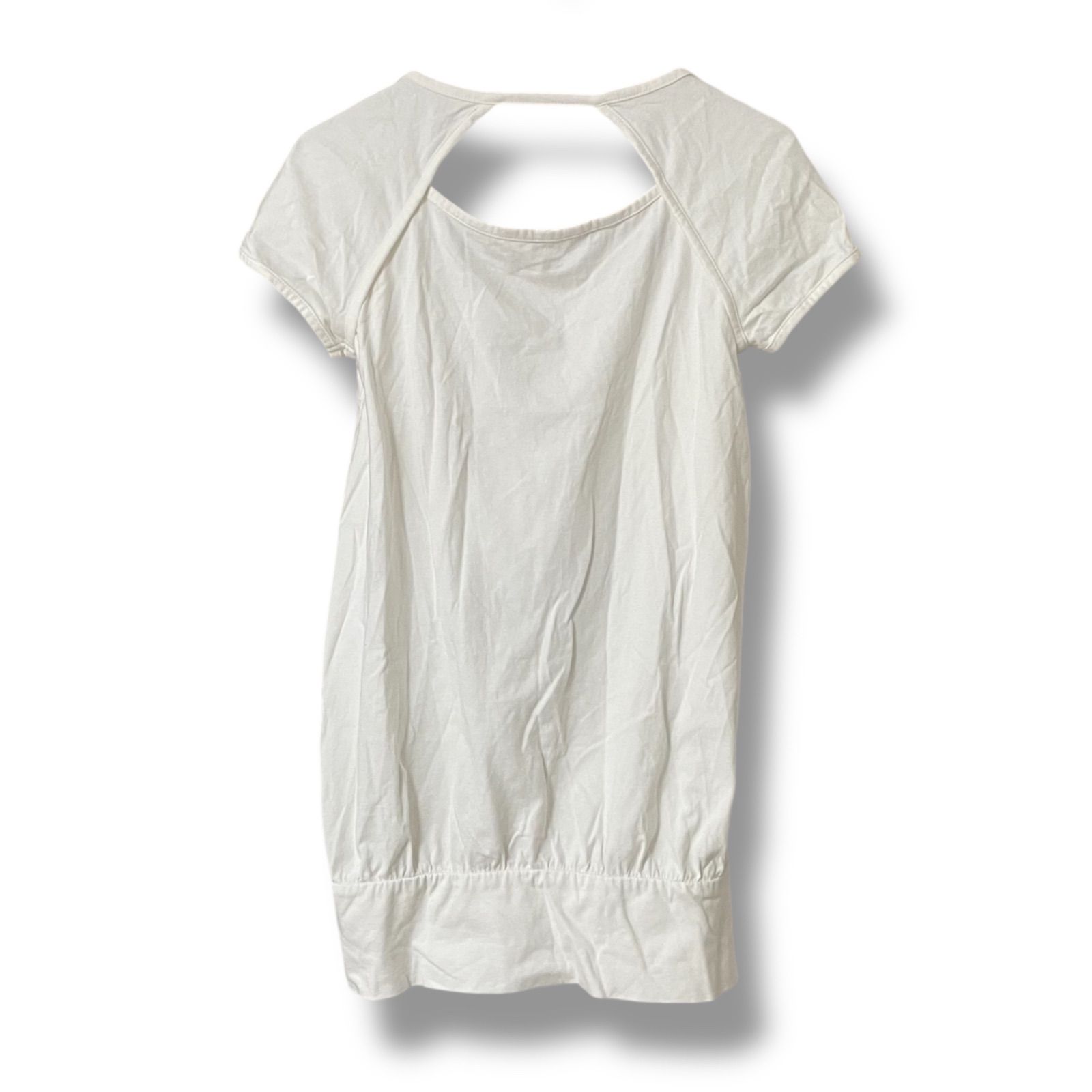 VIVIENNE TAM 半袖Tシャツ カットソー 0 XS ホワイト オフホワイト