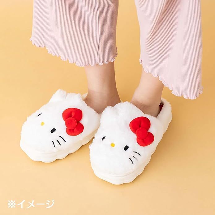 サンリオ SANRIO フェイス形スリッパ ルームシューズ ハローキティ