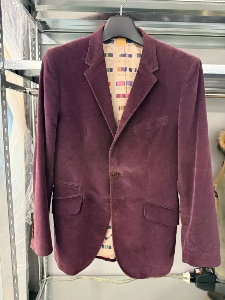 Paul Smith バーガンディ コーデュロイ ジャケット 38 48
