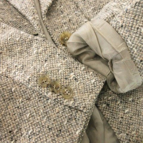 マックスマーラ MAX MARA テーラードジャケット ツイード 総裏地 3B