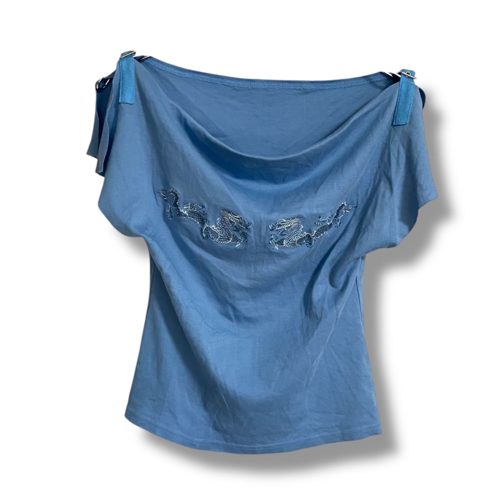 VIVIENNE TAM 半袖Tシャツ カットソー 0 XS ライトブルー 水色 スカイ