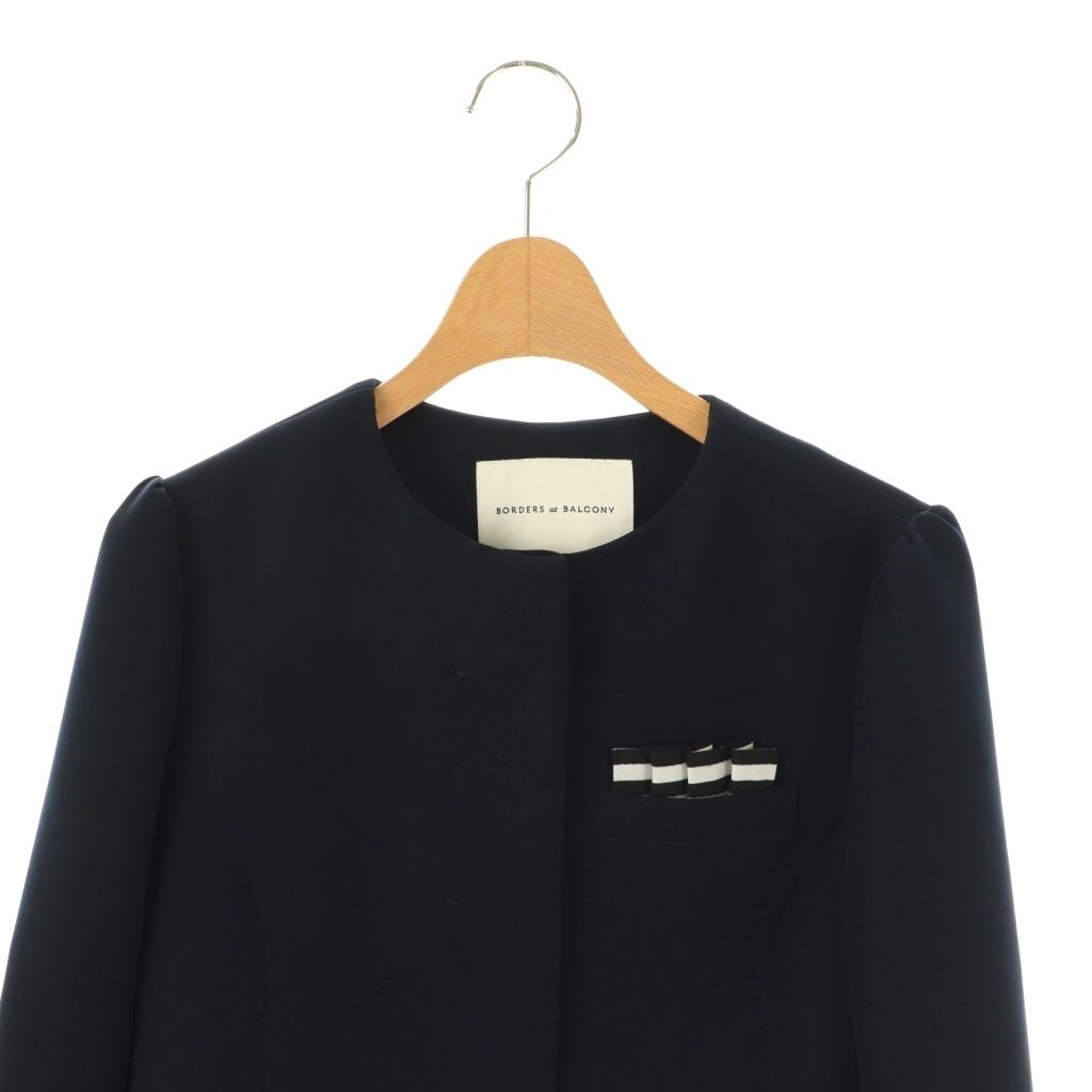 ボーダーズアットバルコニー BORDERS at BALCONY TWILL SHORT JACKET