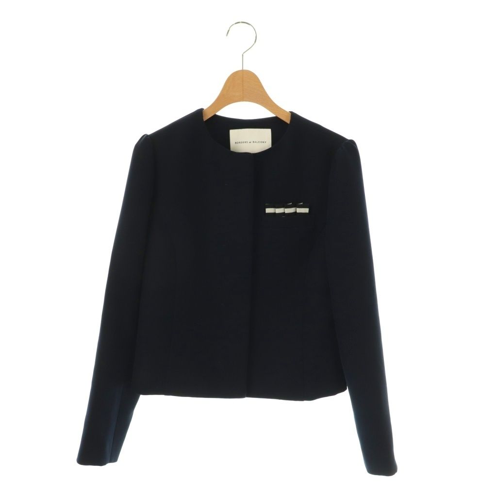 ボーダーズアットバルコニー BORDERS at BALCONY TWILL SHORT JACKET