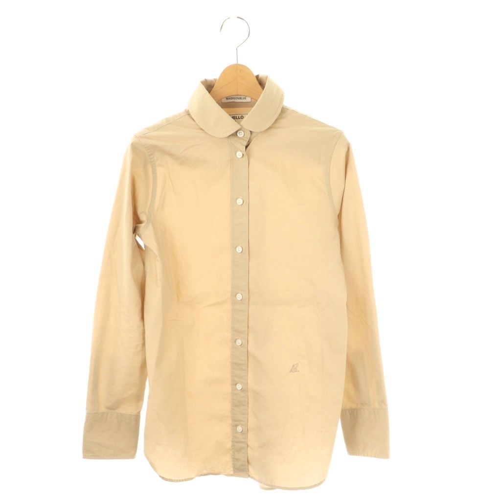 マディソンブルー MADISONBLUE ROUND COLLAR N MADAME ブラウス 長袖 M