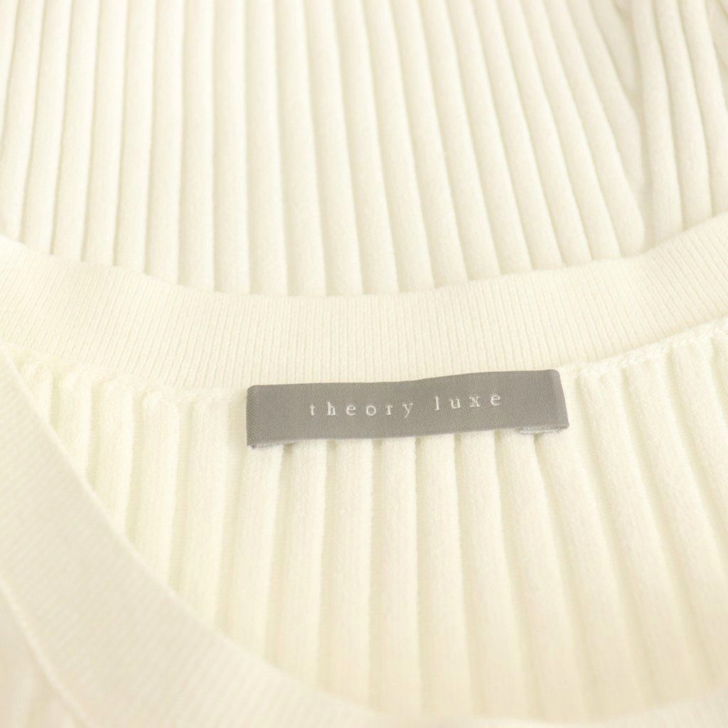 セオリーリュクス theory luxe 24SS WIDE RIB SARRIS リブニット