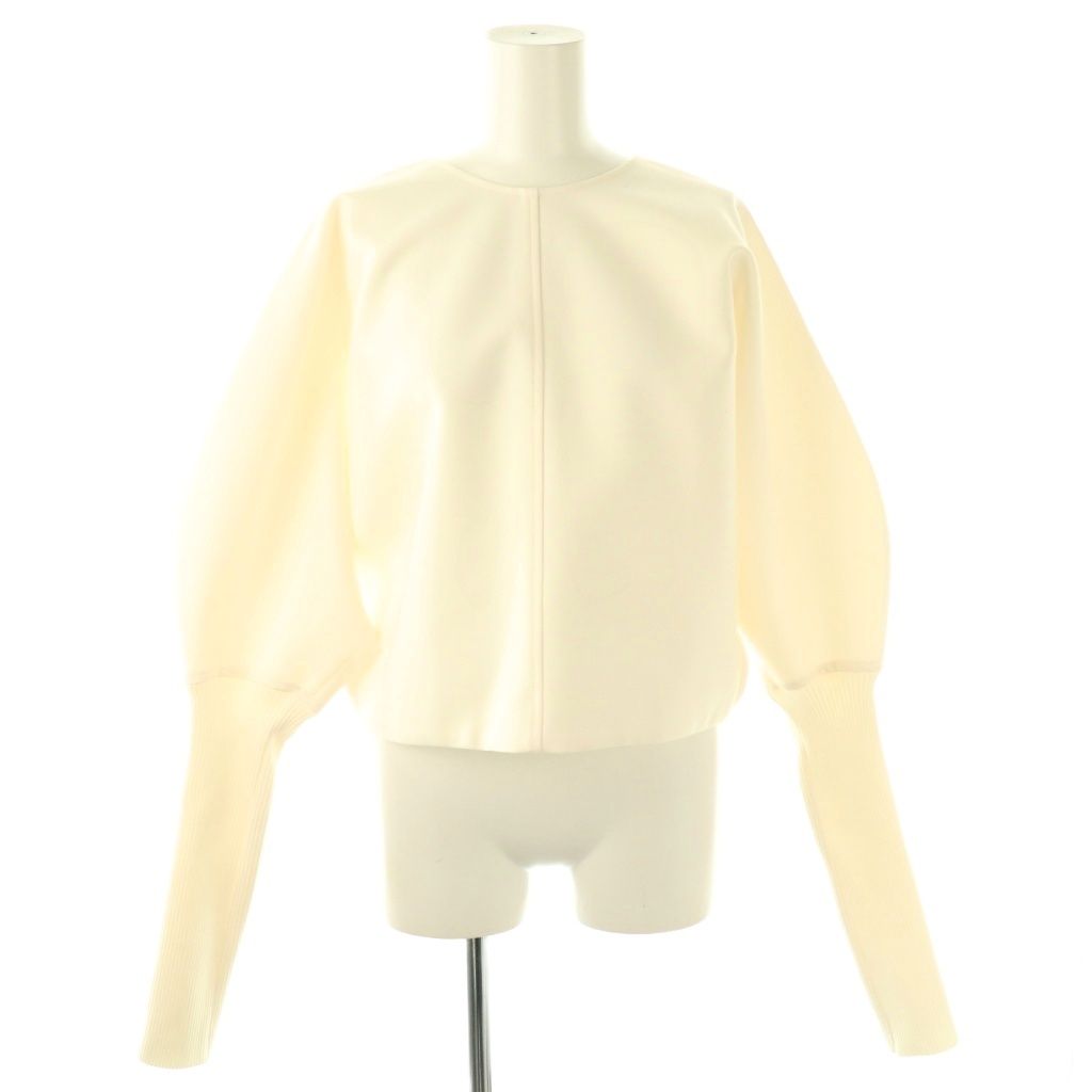 ル フィル LE PHIL 24AW ドライタッチボンディングリブトップス カットソー プルオーバードルマンスリーブ F アイボリー 白 CX OS