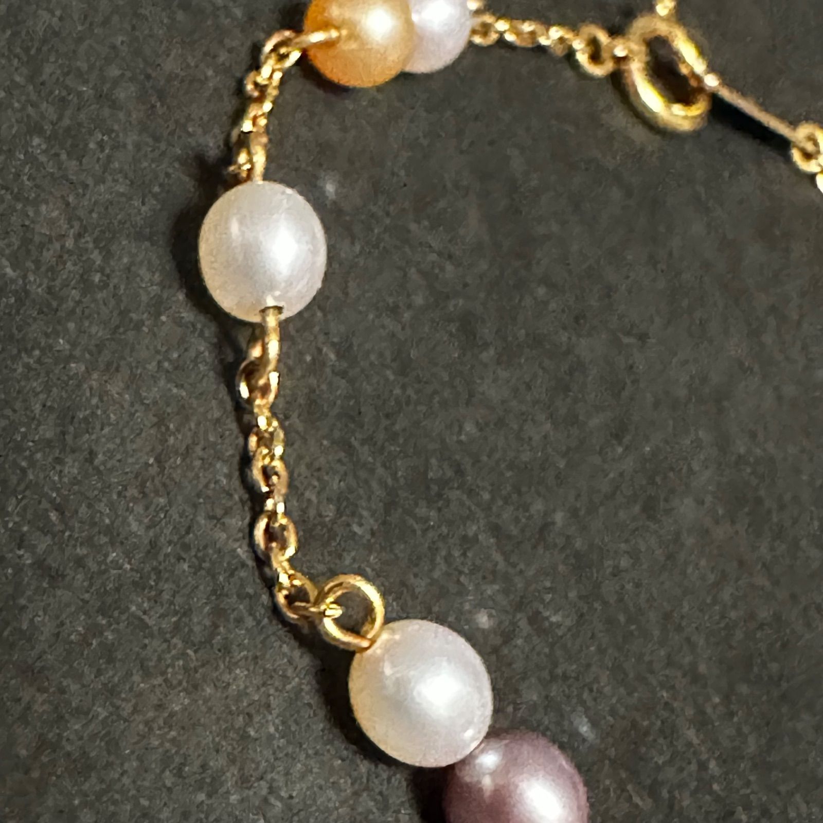 美品 タサキ TASAKI 田崎 田崎真珠 ブレスレット K18 淡水パール 真珠