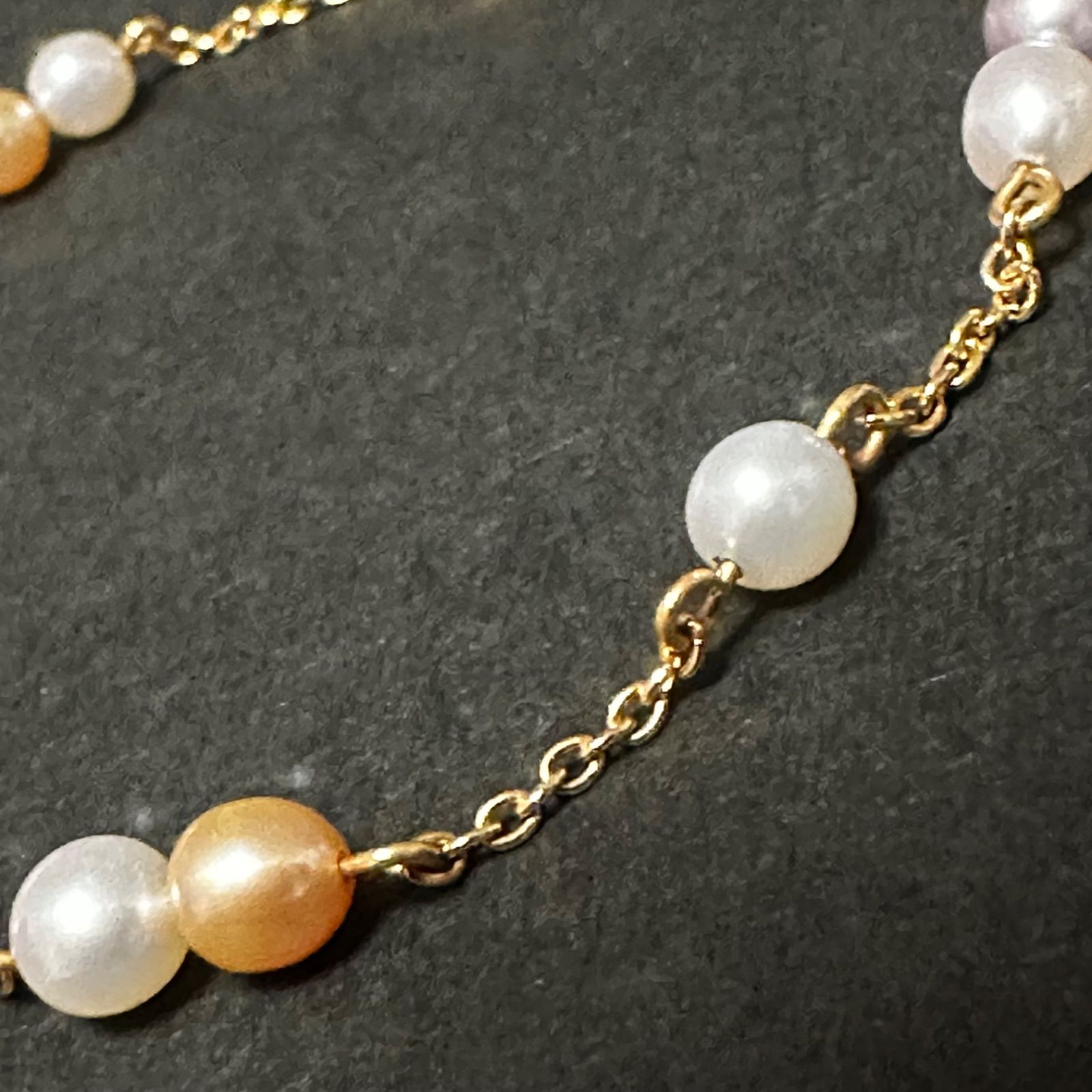 美品 タサキ TASAKI 田崎 田崎真珠 ブレスレット K18 淡水パール 真珠