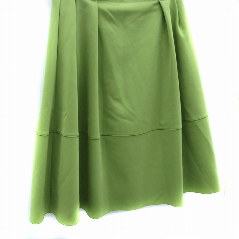 FOXEY　NEWYORK　ティアードスカート グリーン フォクシーニューヨーク FOXEY NEW YORK バロンスカート フレア