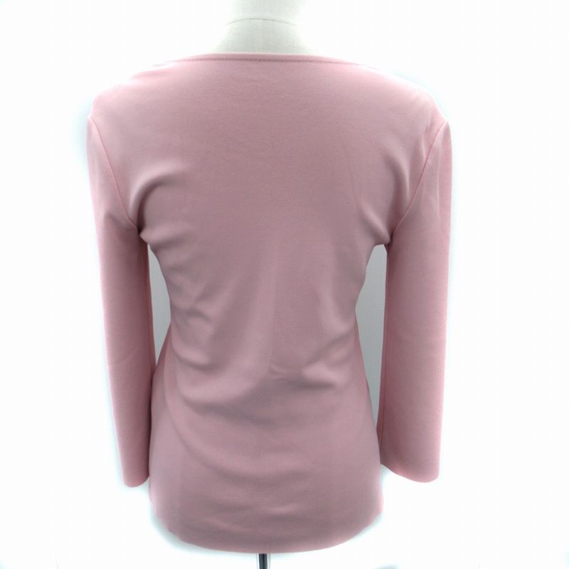 フォクシー FOXEY セインボーテ ニット カットソー 長袖 Vネック ロゴ