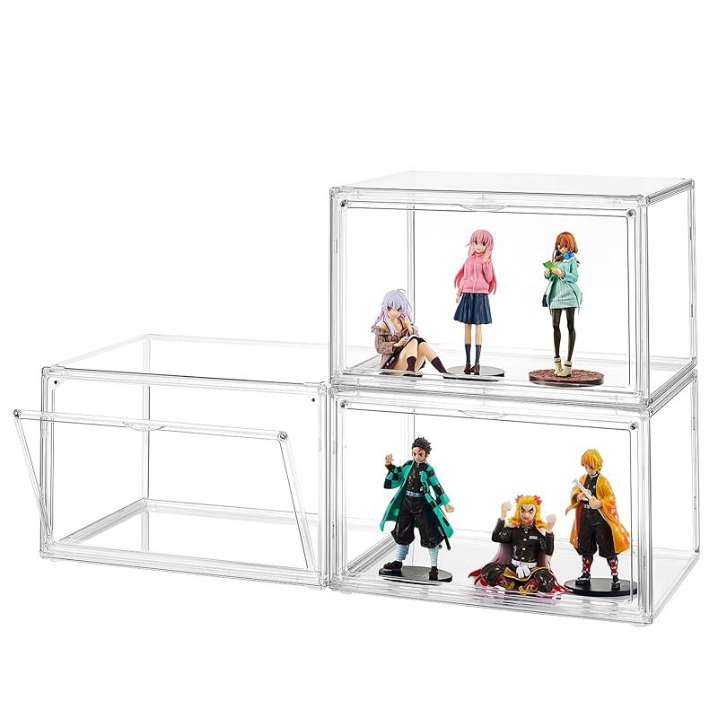 Topfinel フィギュアケース 3個セット コレクションケース 収納ケース