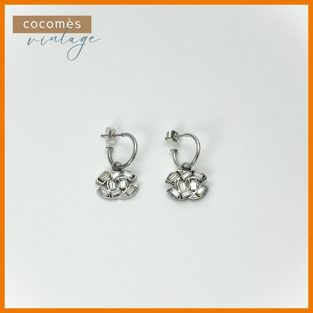超美品】シャネル CHANEL X6 ココマーク ピアス シルバー レディース