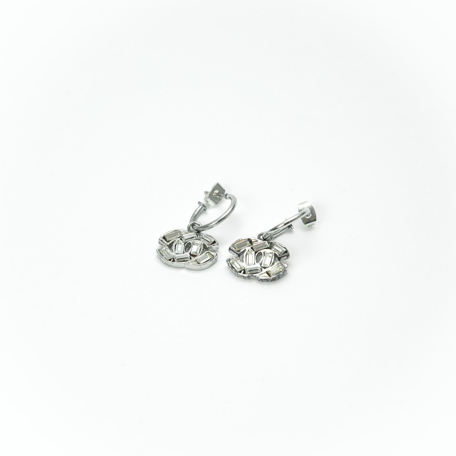 超美品】シャネル CHANEL X6 ココマーク ピアス シルバー レディース