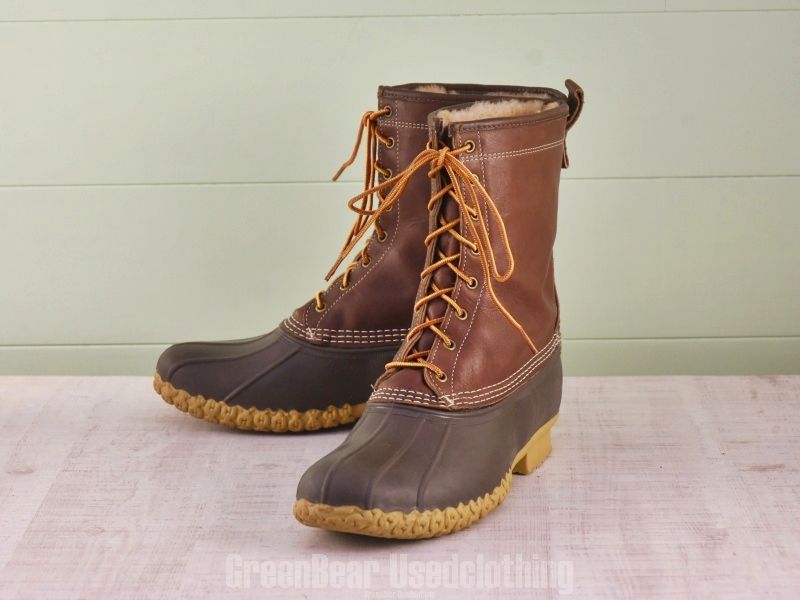 E 177 L Bean ビーンブーツ インナーボア 茶 メンズ 12 M 30 cm