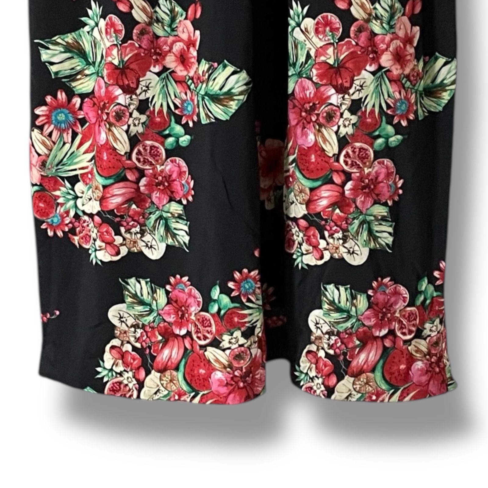 PAOLA FRANI パオラフラーニ ブラック ロングワンピース カットソー