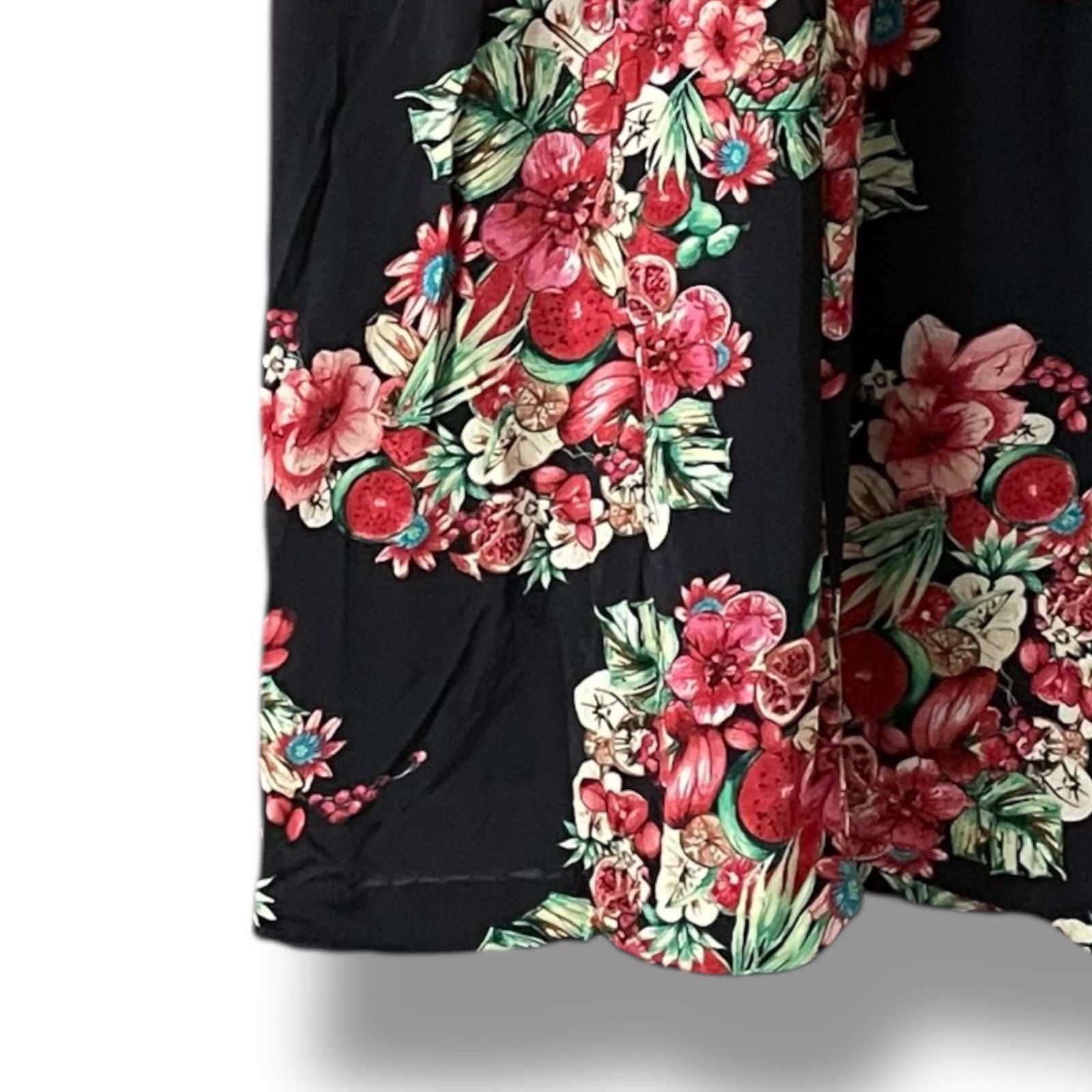 PAOLA FRANI パオラフラーニ ブラック ロングワンピース カットソー