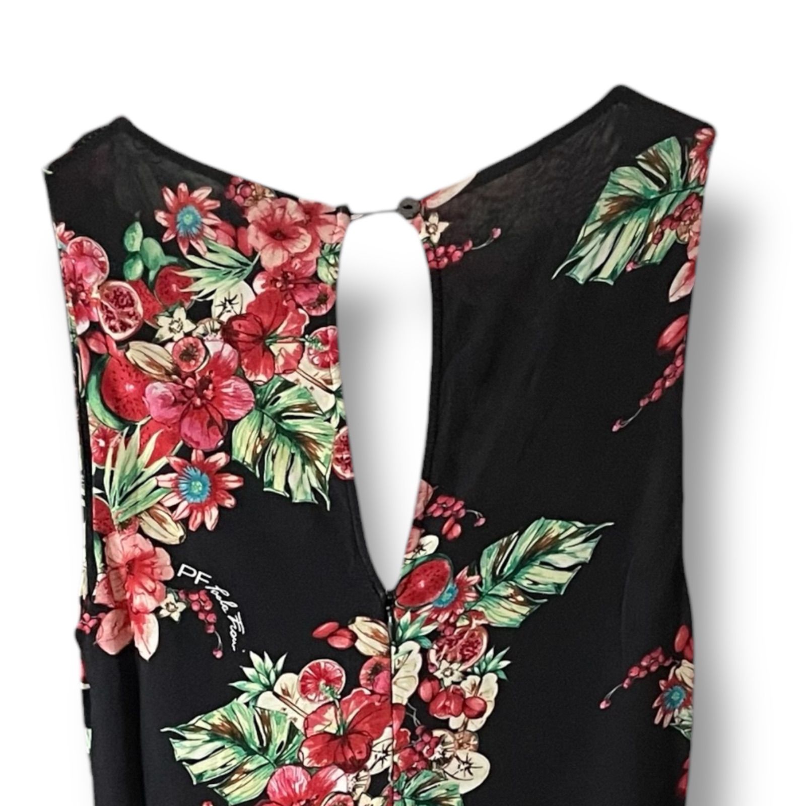 PAOLA FRANI パオラフラーニ ブラック ロングワンピース カットソー