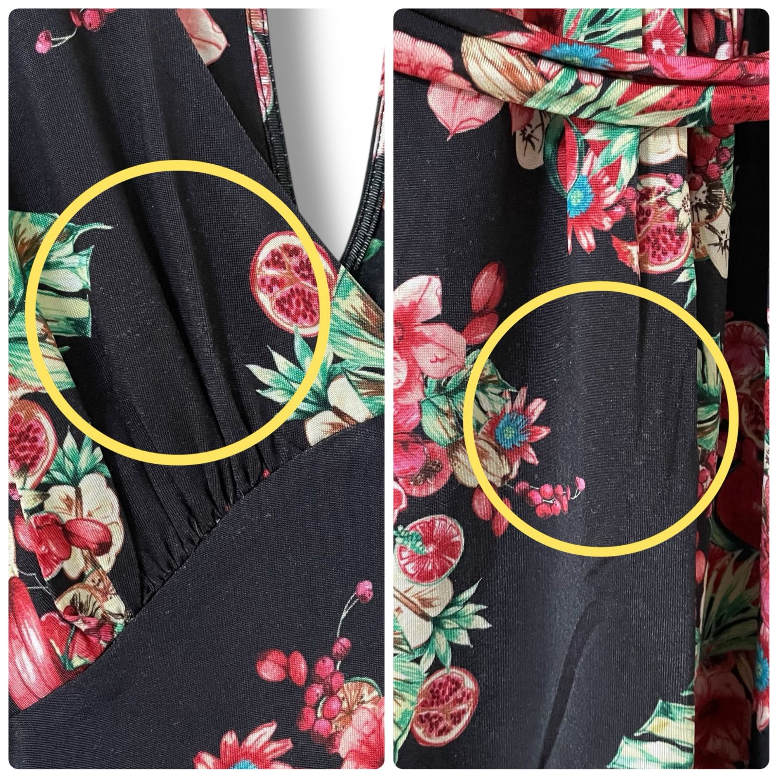 PAOLA FRANI パオラフラーニ ブラック ロングワンピース カットソー