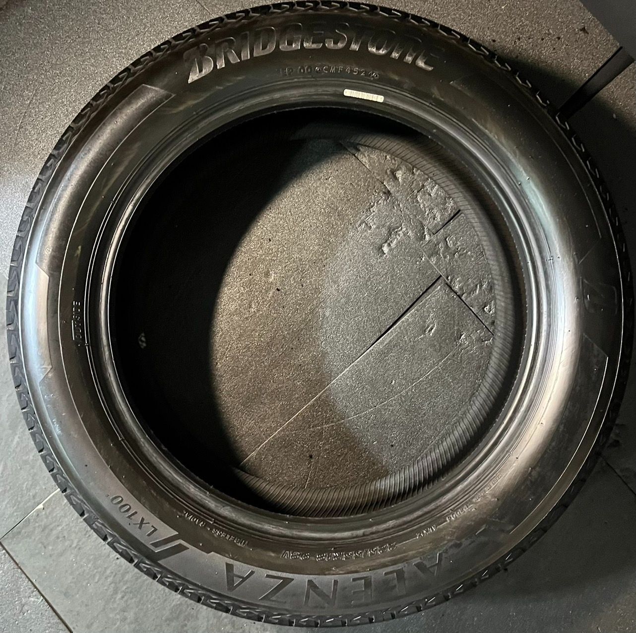  2025 約8 2〜9分山 ブリヂストン アレンザ ALENZA LX 100 225 55 R 18 2本 h_807 18インチ サマータイヤ ノーマルタイヤ