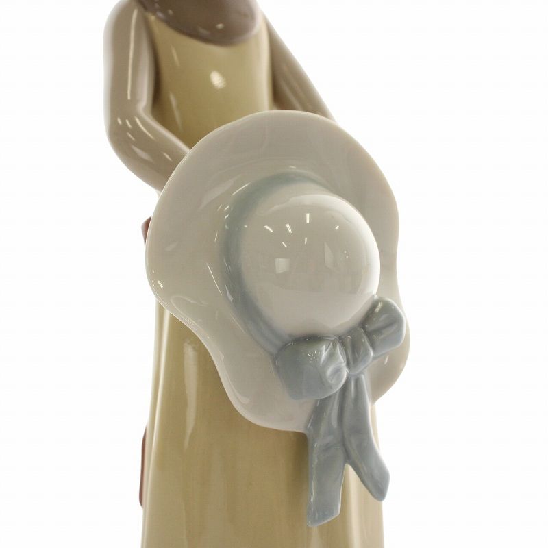 リヤドロ LLADRO 5006 Naughty Girl 麦わら帽子 いたずらな少女 お