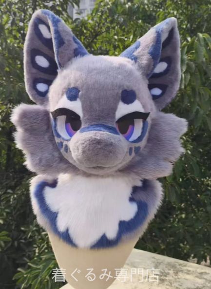 狼 ファースーツ マスク 着ぐるみセット ケモノ ファースーツ 全頭ヘッド ぬいぐるみ コスプレ コスチューム