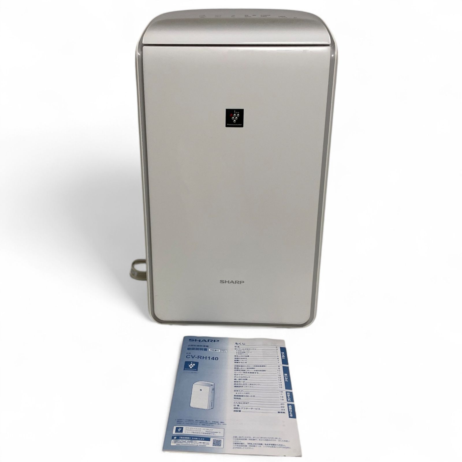 シャープ SHARP 衣類乾燥 除湿機 CV RH 140 W ホワイト 広角ワイドルーバー 2300 2824