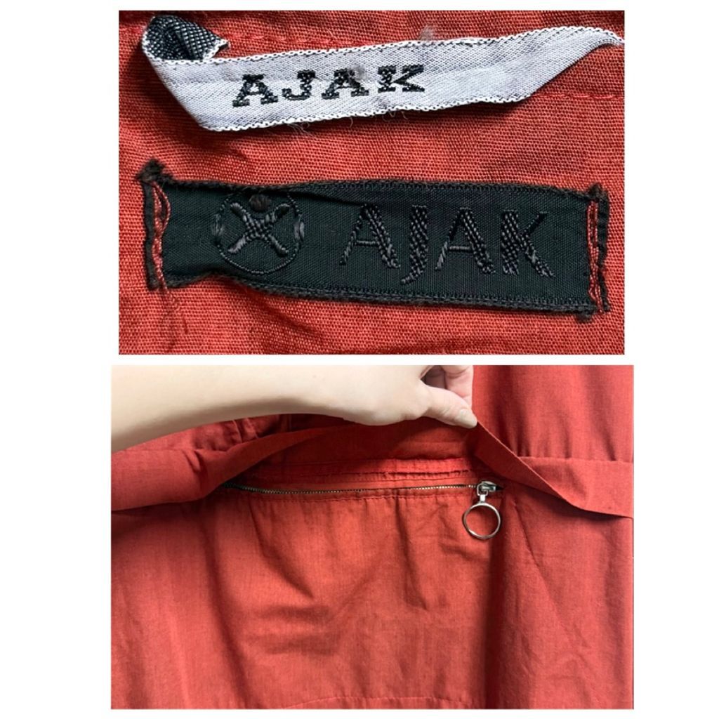 AJAK ビンテージ vintage アノラックパーカー プルオーバー ワッペン 
