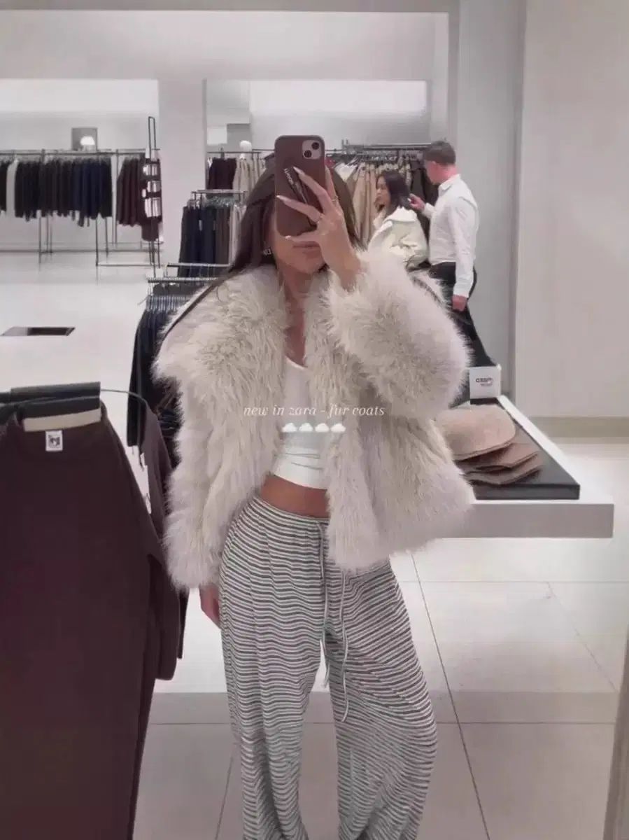 ファーコート3 s m l xl xxl 2 COLOR