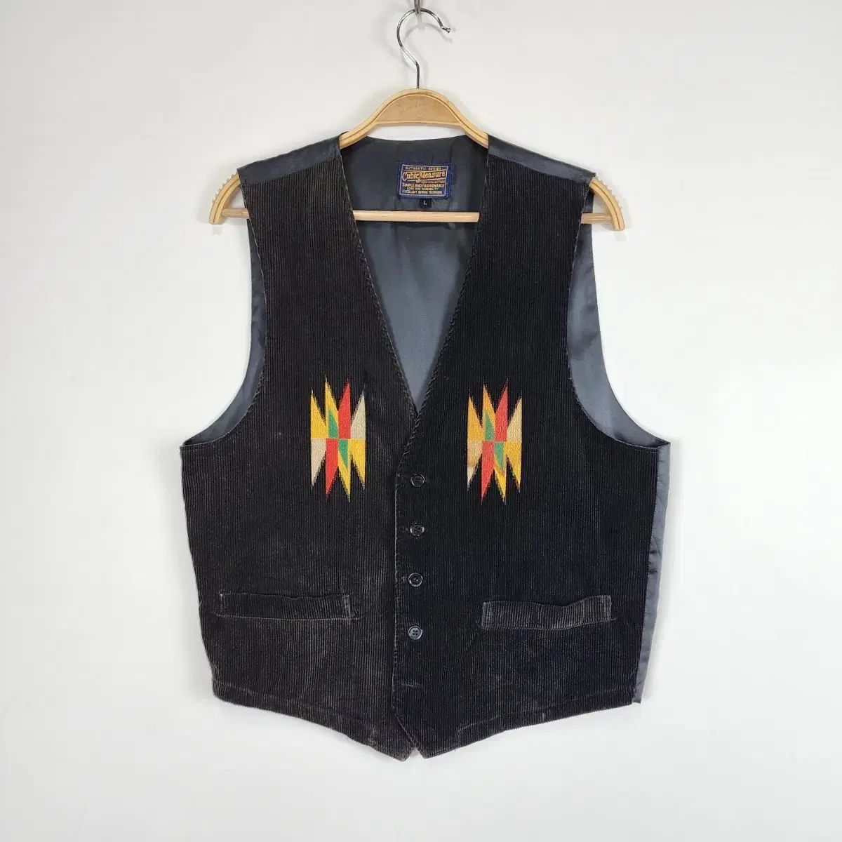 ナバホ パータン コーデュロイ ウェスタン ベスト