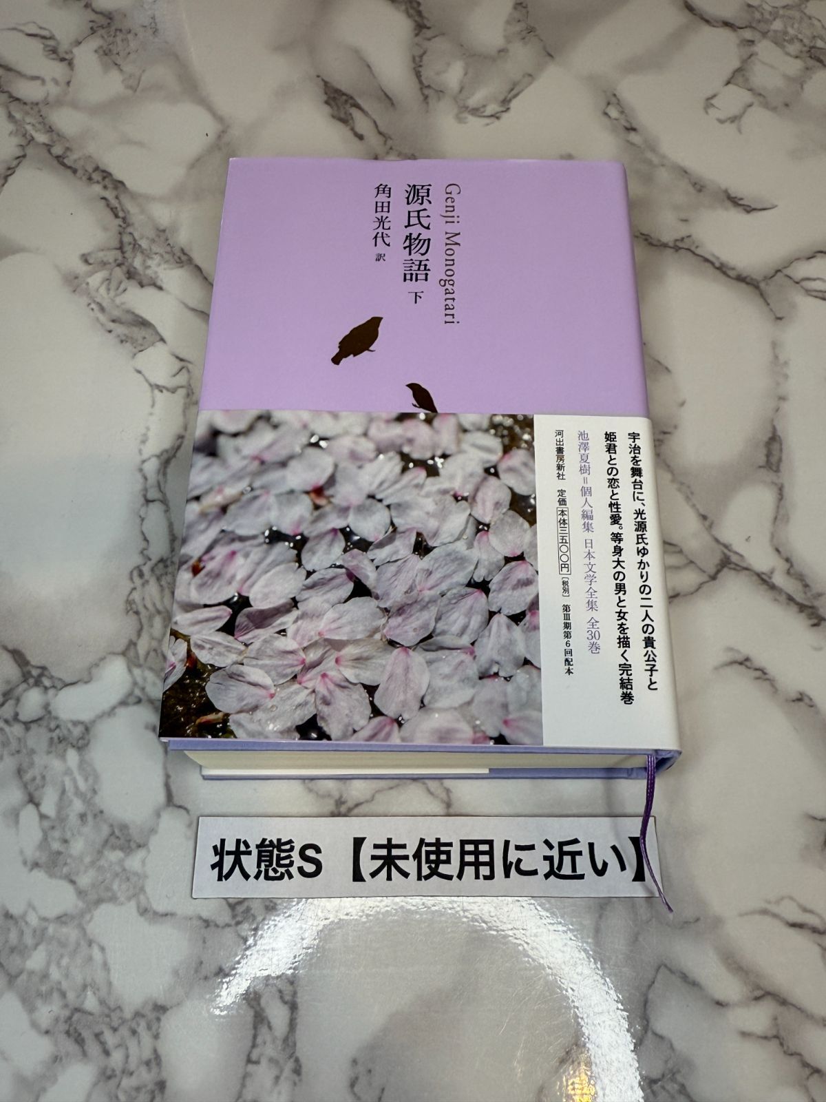未使用に近い】 源氏物語 角田光代 訳 上中下巻セット 日本文学全集