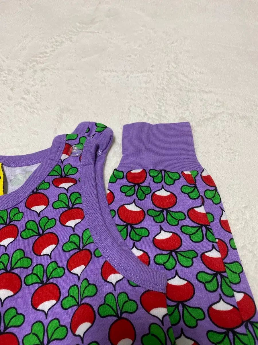  ダンシング ブーゲンビリア パープル 92 ツーウェイ ドレスオール ベビー服(~95cm)