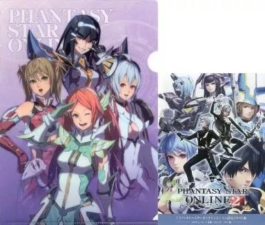 中古】クリアファイル 集合 A4クリアファイル＆ミニ設定イラスト集