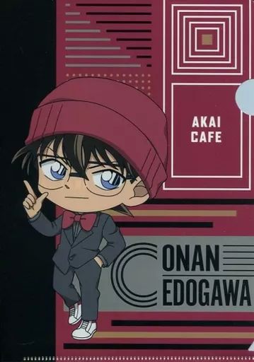 中古】クリアファイル 江戸川コナン(緋色編SD) A5ミニクリアファイル