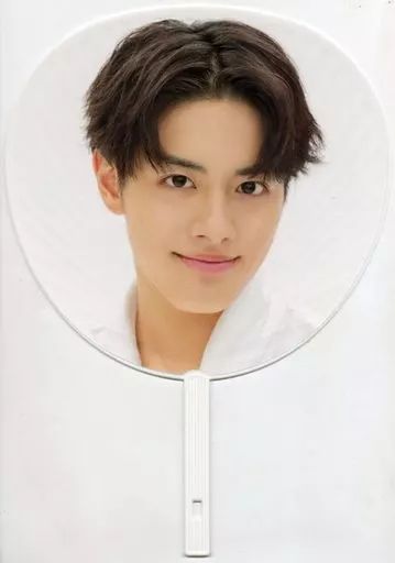 中古】うちわ 金指一世(美 少年) ジャンボうちわ 「Spring Paradise