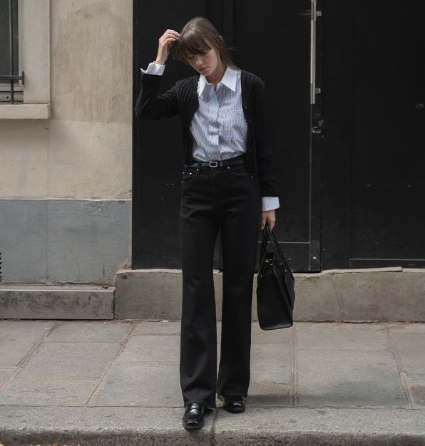 UMER レディース 50 ジェイン デニム ブラック ジーンズ 1size