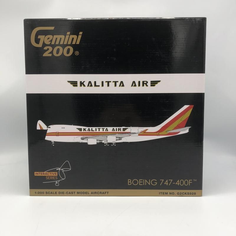 中古】1/200 747-400ERF カリッタ航空 N782CK 差し替え開閉式[10