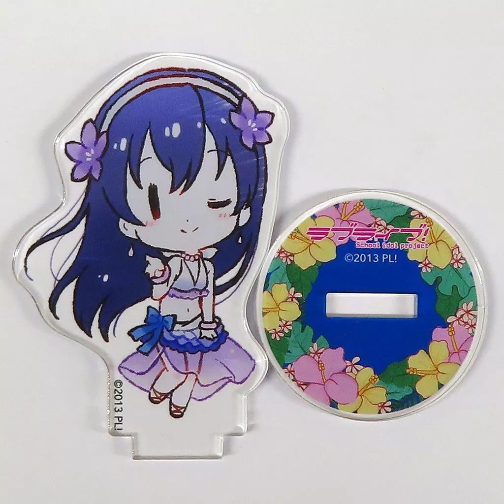 桃稚ちあ　オンラインくじ　A賞 二層A4アクリルパネル　2 中古】アクリルスタンド・アクリルパネル 園田海未 ミニアクリル