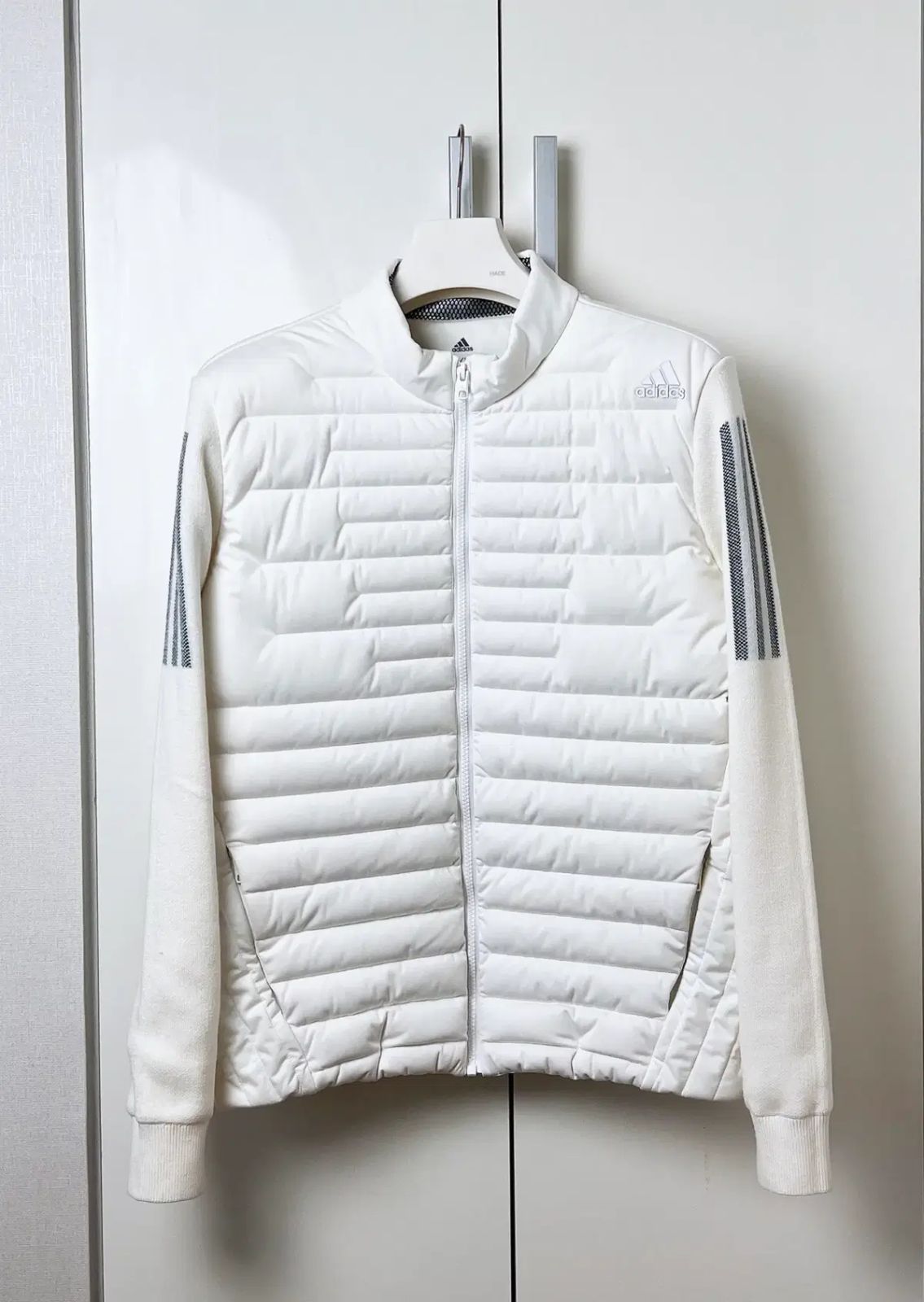 アディダス メンズ グースダウン ダウンセーター ニット 100
