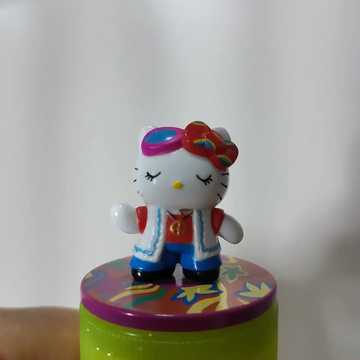 ハローキティ さくま製菓 ペットボトル ボトルキャップ フィギュア