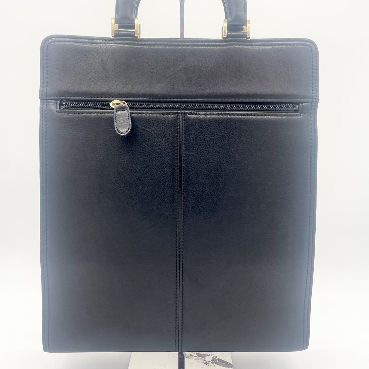 美品】mila schon ミラショーン ブリーフケース ビジネスバッグ 黒