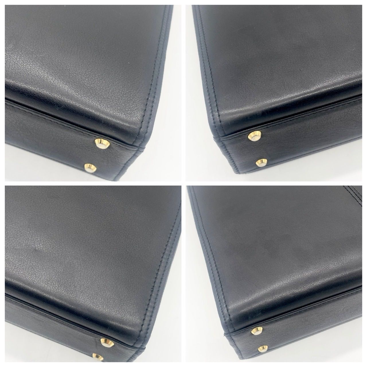 美品】mila schon ミラショーン ブリーフケース ビジネスバッグ 黒